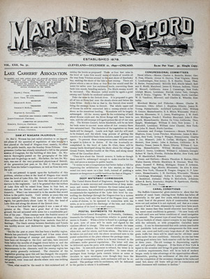 Marine Record (Cleveland, OH), December 21, 1899