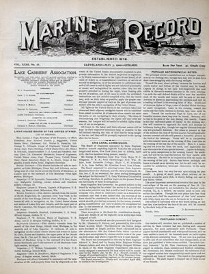 Marine Record (Cleveland, OH), May 3, 1900