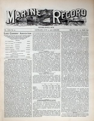 Marine Record (Cleveland, OH), June 14, 1900