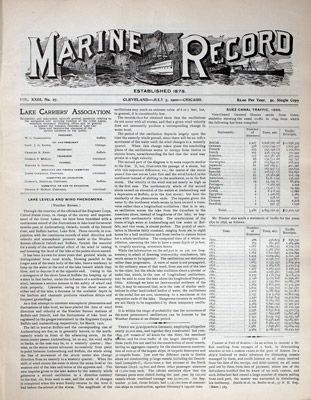 Marine Record (Cleveland, OH), July 5, 1900