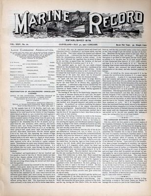 Marine Record (Cleveland, OH), May 30, 1901