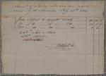 Account, batteau, David Mitchell, 15 July 1803