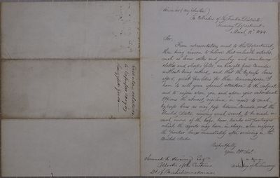 Treasury Department, confidential circular, 18 March 1844