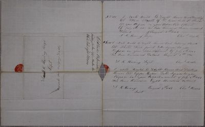 Charles Rude, proposal for Detour, Copper Harbour, Whitefish Point lighthouses, 7 August 1847