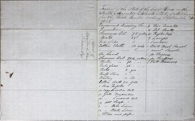 Report of the State of South Manitou Island Lighthouse, 3rd Quarter 1848