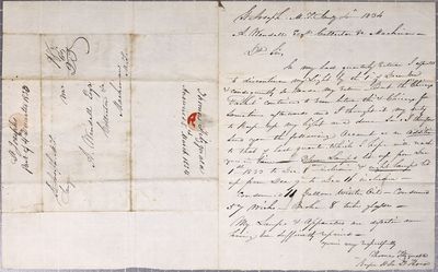 Thomas Fitzgerald to Abraham Wendell, letter, 4 January 1834