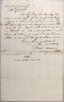 Certificate, Sloop Saguina, 22 June 1804