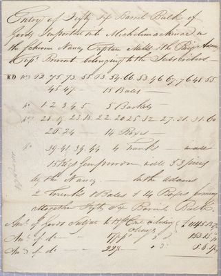 Entry, Schooner Nancy & Brig Adams, 6 May 1805