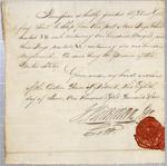 Certificate, Moses David, 6 June 1805