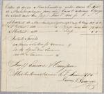 Invoices, canoe, Joseph Guy, 1 June 1805