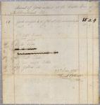 Invoices, Toussaint Porthier, 22 June 1805