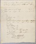 Invoice, David Mitchell, 23 June 1805