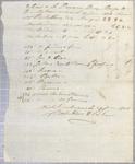 Invoice, a barge and batteau, Rocheblave & Portier, 29 June 1805