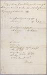 Invoice, two boats, Josiah Bleakley, 20 June 1805