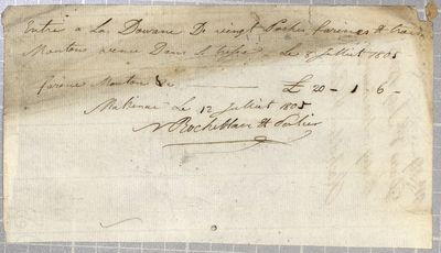 Entry, Rocheblave & Portier, 8 July 1805