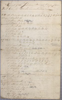 Manifest, Schooner Nancy, 6 July 1805