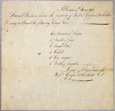 Manifest, canoe, Giasson & Berthelot, 4 May 1806