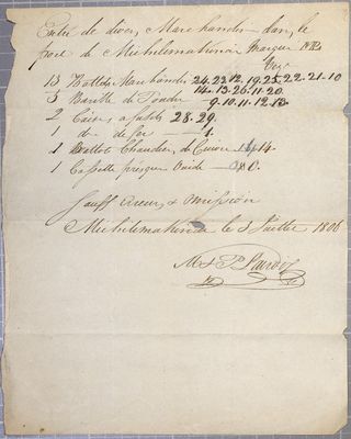 Entry, M. & P. Lacroix, 3 July 1806