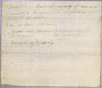 Clearance, canoe, Murdoch Cameron, 18 July 1806