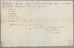 Clearance, batteau, Toussaint Pothier, 30 July 1806