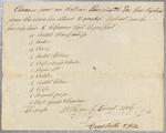 Clearance, batteau, Couresalle & frere, 5 August 1806