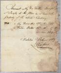 Account, canoe, Michilimackinac Company, 2 August 1809