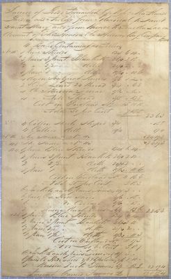 Invoice, Hudsons Bay Company, 1816