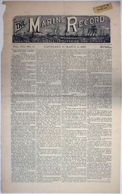 Marine Record (Cleveland, OH), March 11, 1886