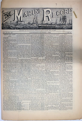 Marine Record (Cleveland, OH), June 7, 1888