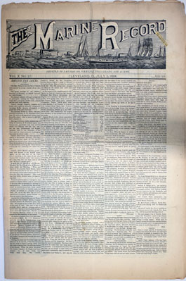 Marine Record (Cleveland, OH), July 5, 1888