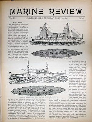 Marine Review (Cleveland, OH), 19 Mar 1891