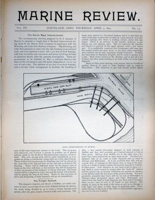 Marine Review (Cleveland, OH), 9 Apr 1891