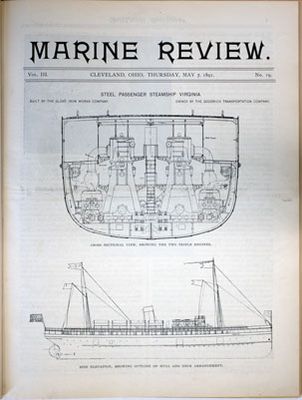 Marine Review (Cleveland, OH), 7 May 1891