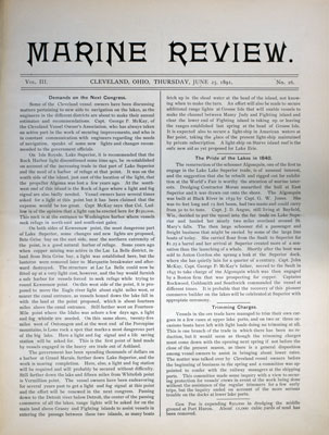 Marine Review (Cleveland, OH), 25 Jun 1891