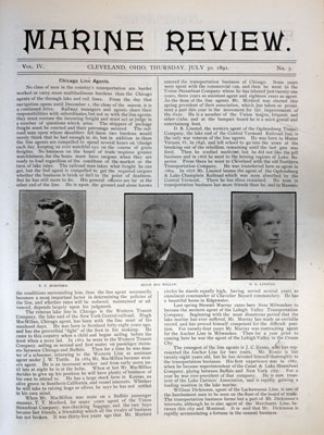 Marine Review (Cleveland, OH), 30 Jul 1891