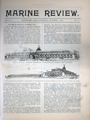 Marine Review (Cleveland, OH), 1 Oct 1891