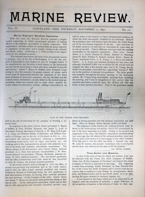 Marine Review (Cleveland, OH), 19 Nov 1891