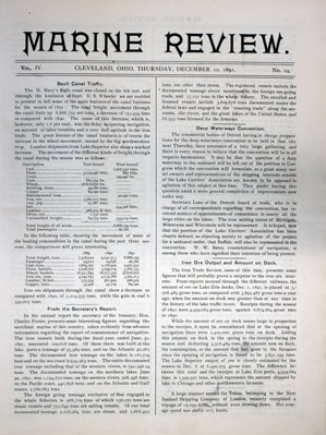 Marine Review (Cleveland, OH), 10 Dec 1891