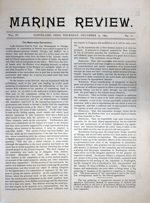 Marine Review (Cleveland, OH), 24 Dec 1891