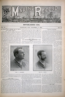 Marine Record (Cleveland, OH), 17 Nov 1892