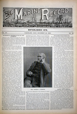 Marine Record (Cleveland, OH), 24 Nov 1892