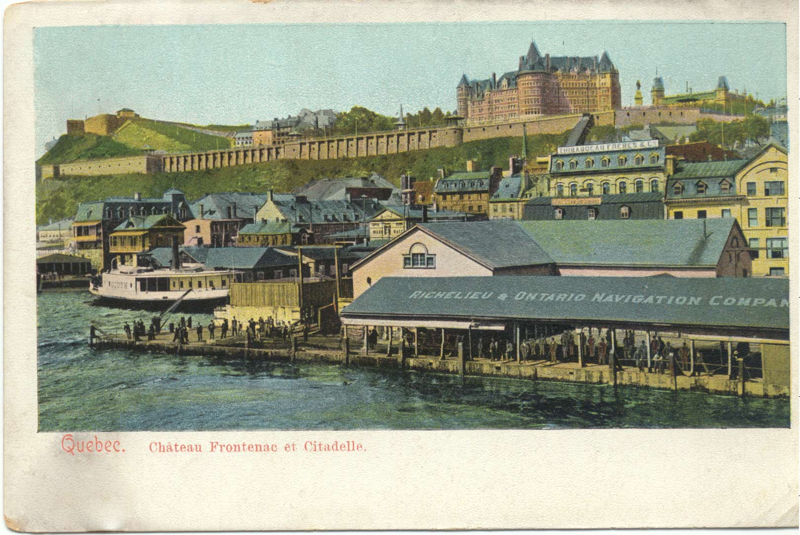 Quebec. Chateau Frontenac et Citadelle.