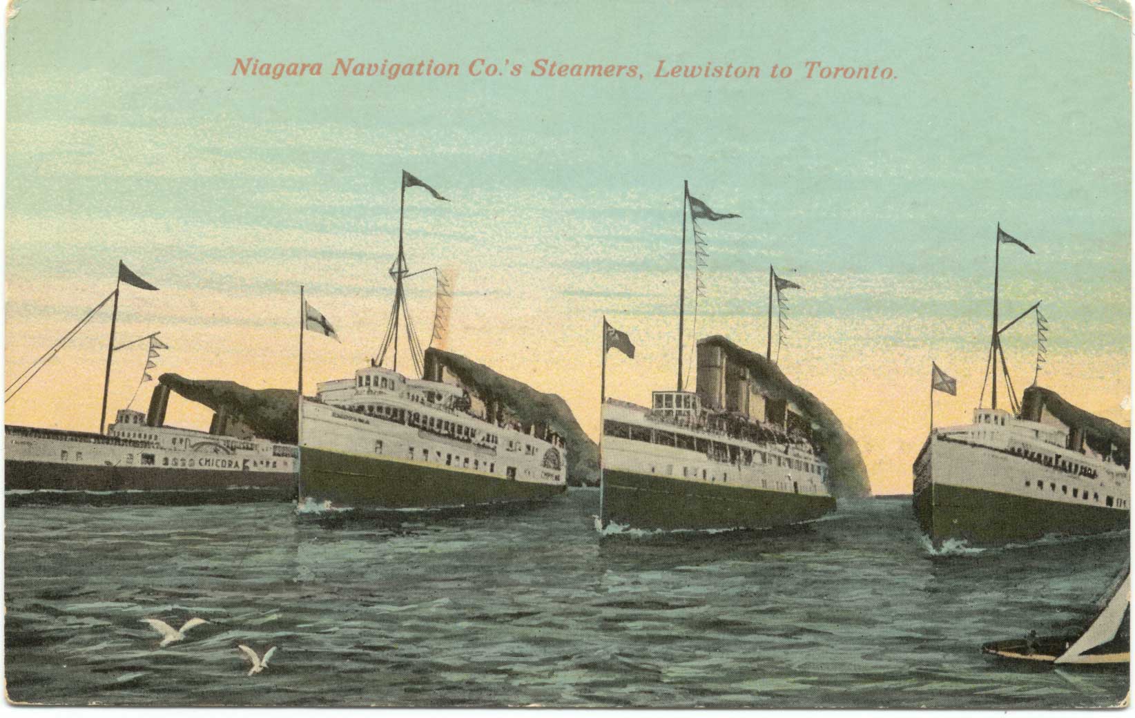 Niagara Navigation Co.'s Steamers, Lewiston to Toronto