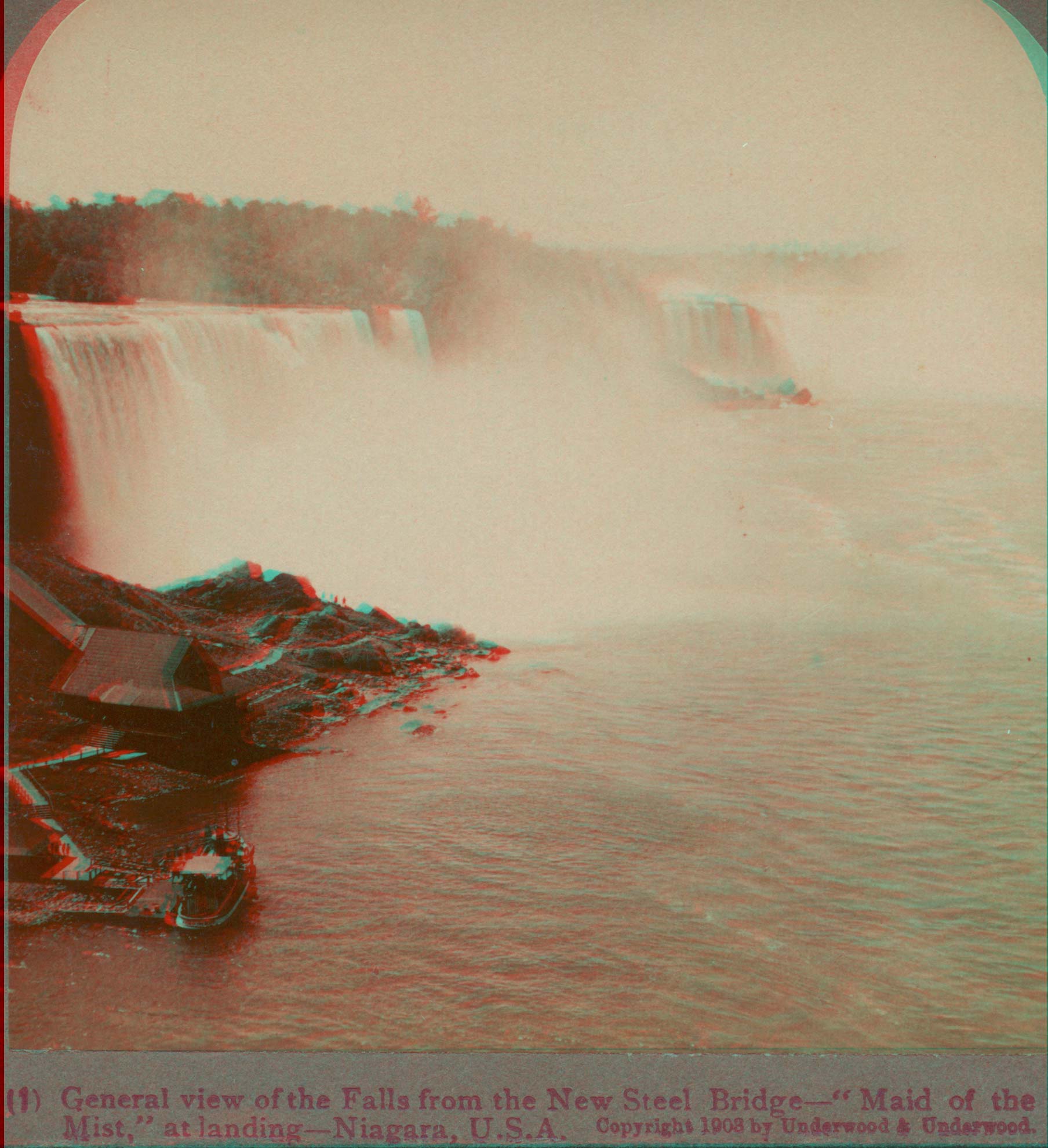 General view of the Falls from the New Steel Bridge