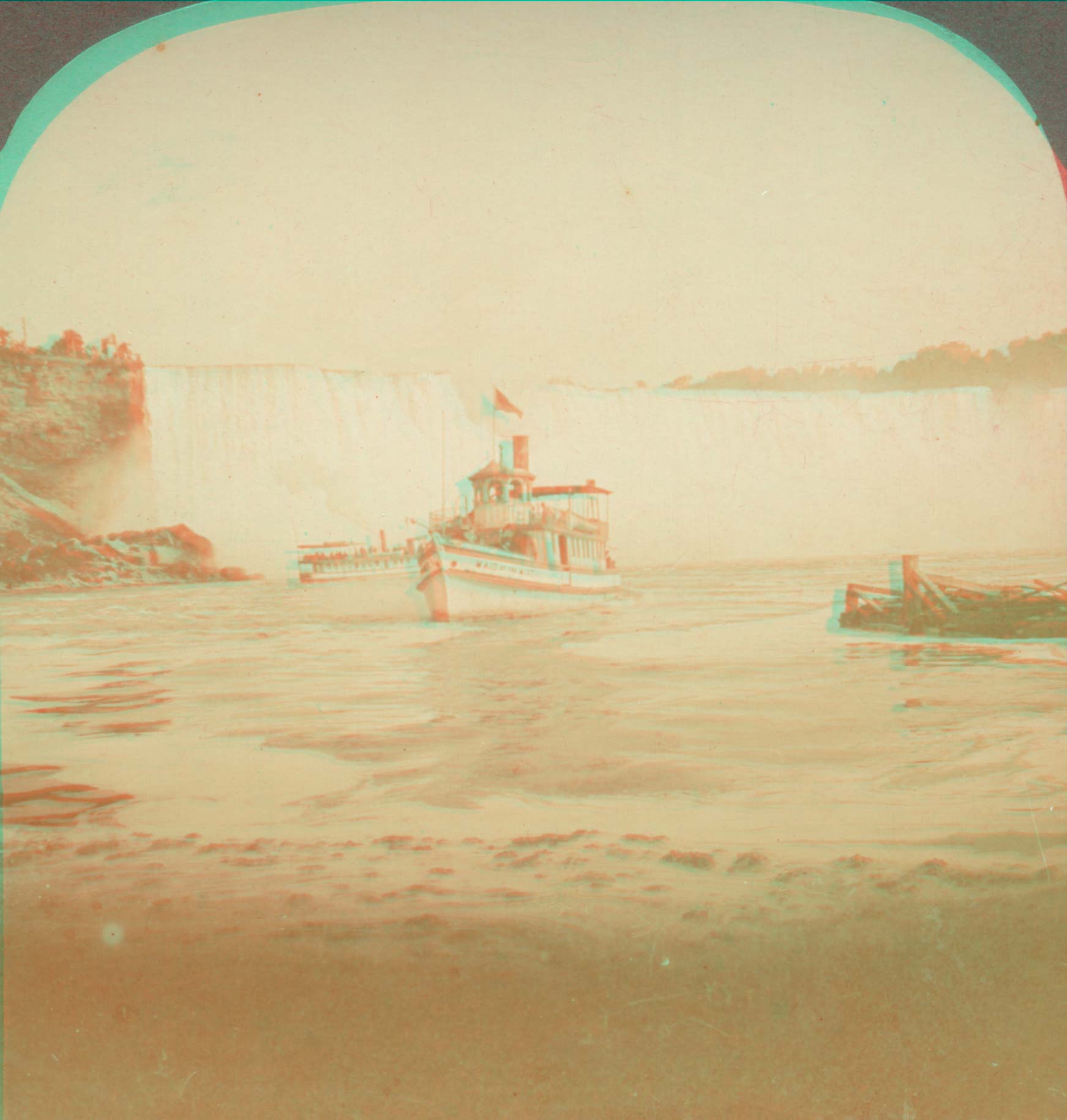 Maid of the Mist and American Falls, Niagara