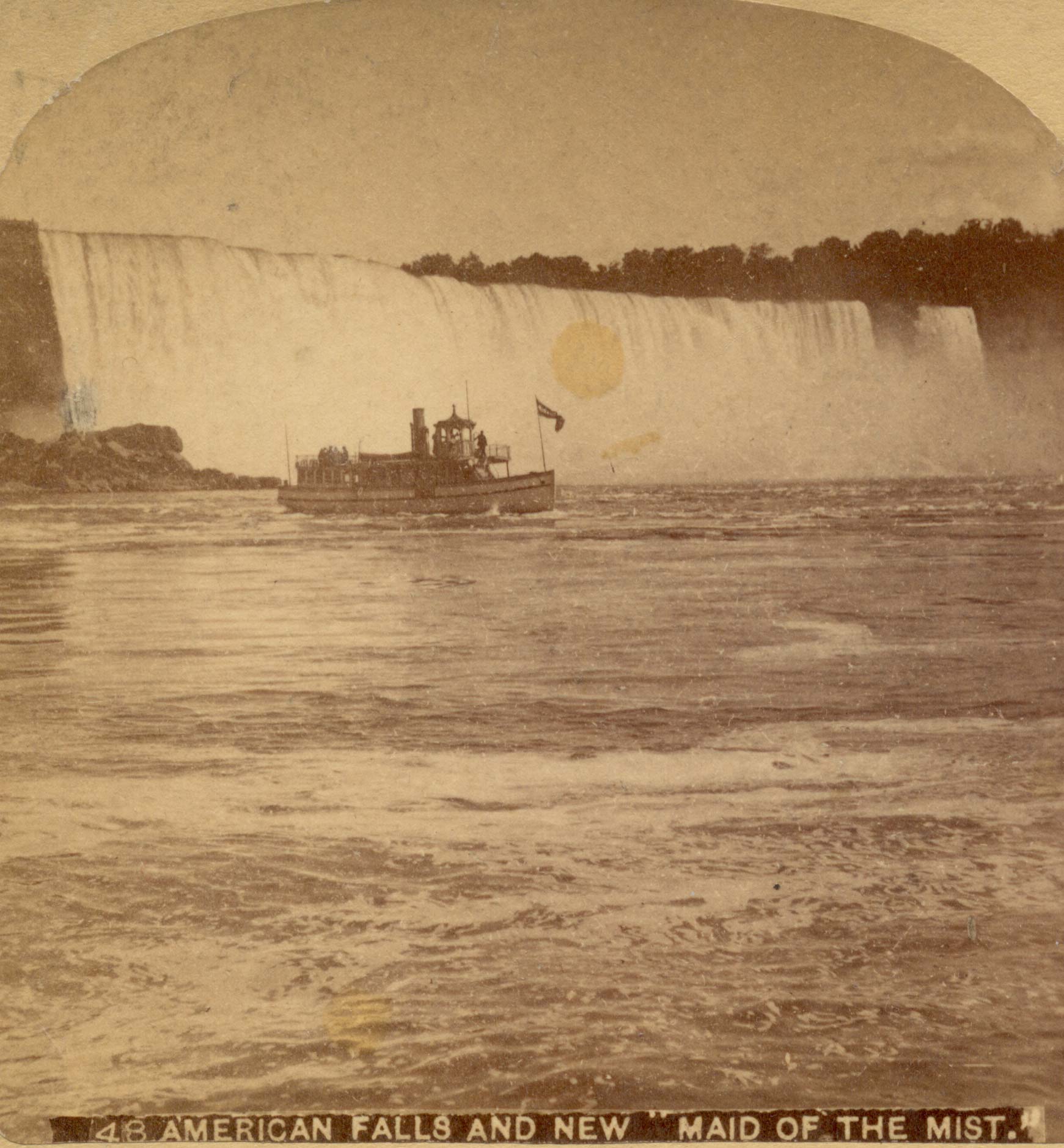 American Falls and New "Maid of the Mist"