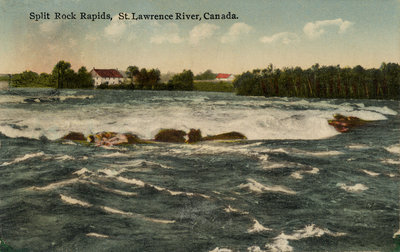 Split Rock Rapids, St. Lawrence River, Canada