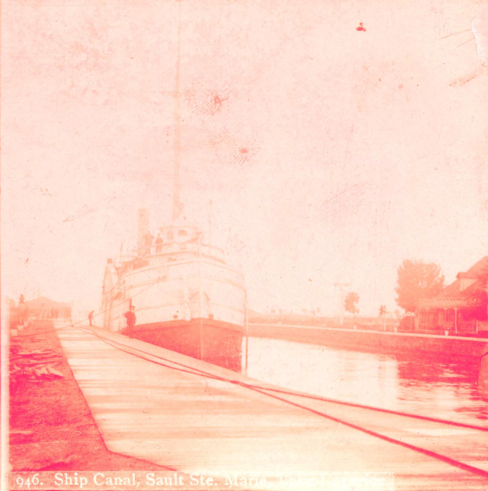 Ship Canal, Sault Ste. Marie at Lake Superior