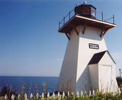 Reproduction of the Olcott lighthouse