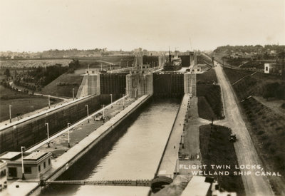 Flight Twin Locks, Welland Ship Canal